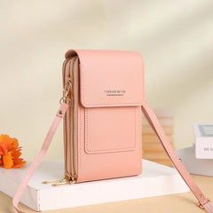 Women Touch Screen Mobile Bag Wallet Outdoor Shoulder Messenger Bag
