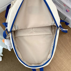 Multi-Pocket Female Backpack School Bag Teenage Girls Boys Big Capacity Rucksack
