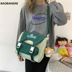 Waterproof Nylon Women Backpack Female Travel Bag Small Schoolbag