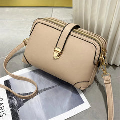 Soft Leather Shoulder Bag Large Capacity Single Shoulder Cross Body Women's Bag
