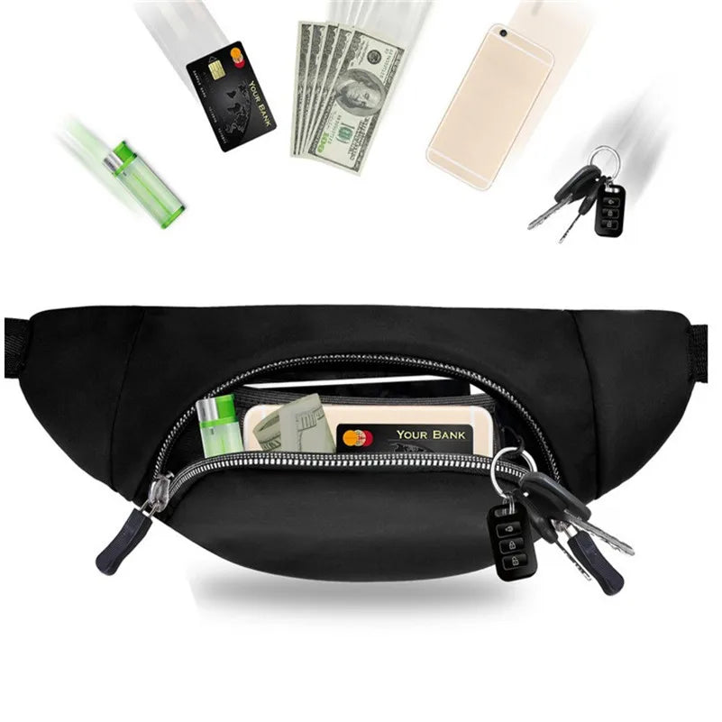 6 inch Phone Wallet Fanny Waist Pack Men Women Bags