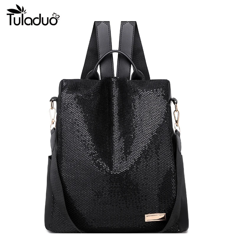 Women Waterproof Anti Theft Backpack for Girls Schoolbag Sac A Dos