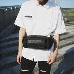 Men's Waist Pack Shoulder Messenger Bag Waterproof Cycling Travel Chest Bag