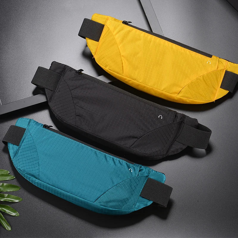 Waterproof Waist Bag Ultra Thin Phone Key Belt For Running Travel Sport Bags
