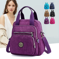 Waterproof Nylon Women Handbag & Backpack Laptop School Bags