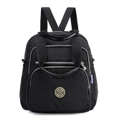 Waterproof Nylon Women Handbag & Backpack Laptop School Bags