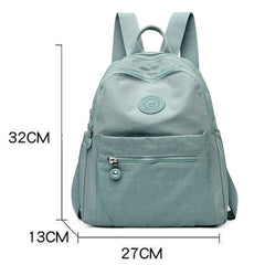 Waterproof Nylon Women Handbag & Backpack Laptop School Bags
