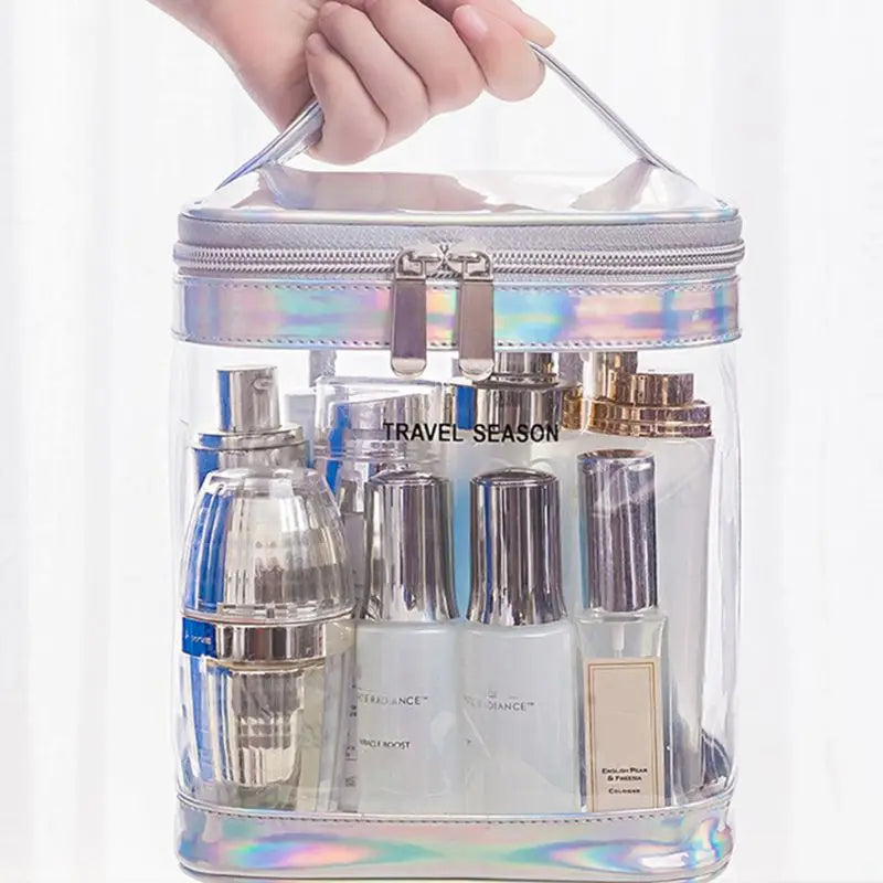 Transparent Cosmetic Bag Makeup Pouch Toiletry Travel Organizer