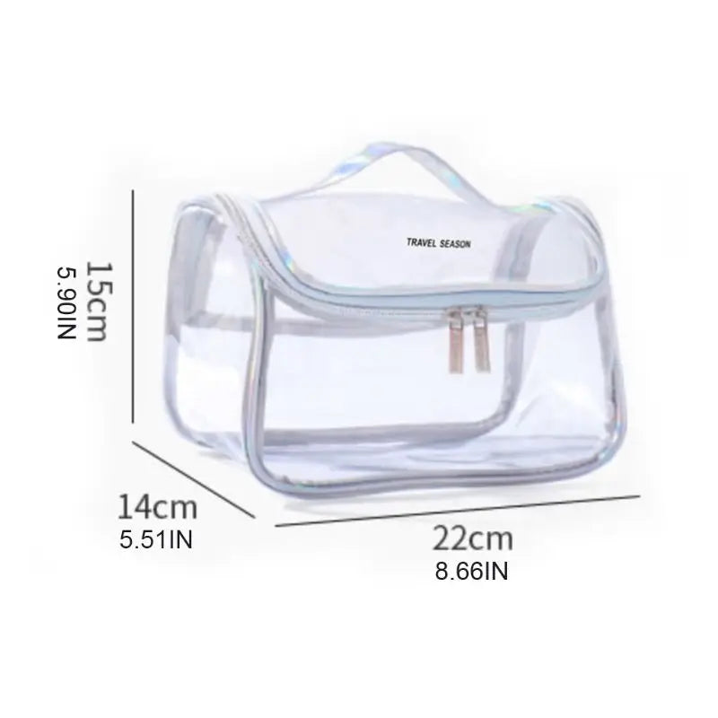 Transparent Cosmetic Bag Makeup Pouch Toiletry Travel Organizer