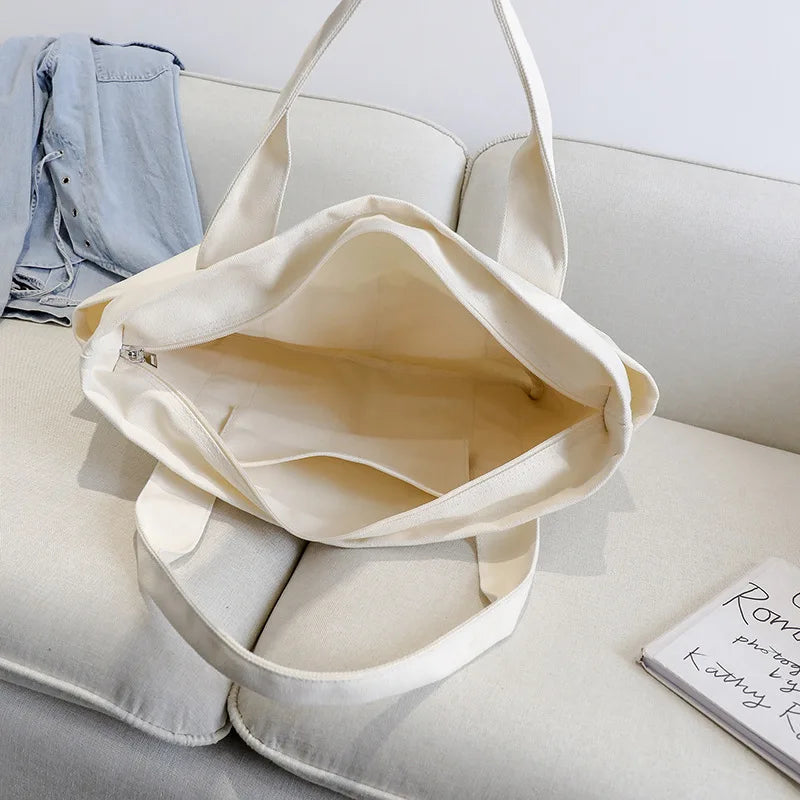 Multifunctional Travel Canvas Handbags for Women Casual Shopping Shoulder Bags