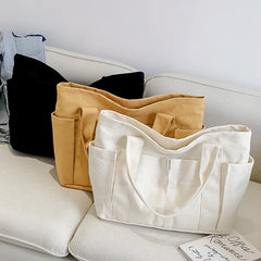 Multifunctional Travel Canvas Handbags for Women Casual Shopping Shoulder Bags