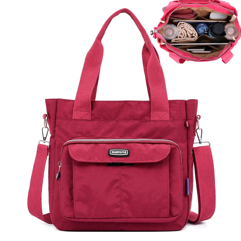 Mummy Mom Diaper Shoulder Bag Large Capacity Tote Female Crossbody Bag