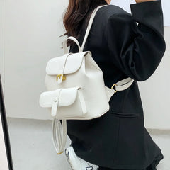 Stylish Cowhide Leather Backpack