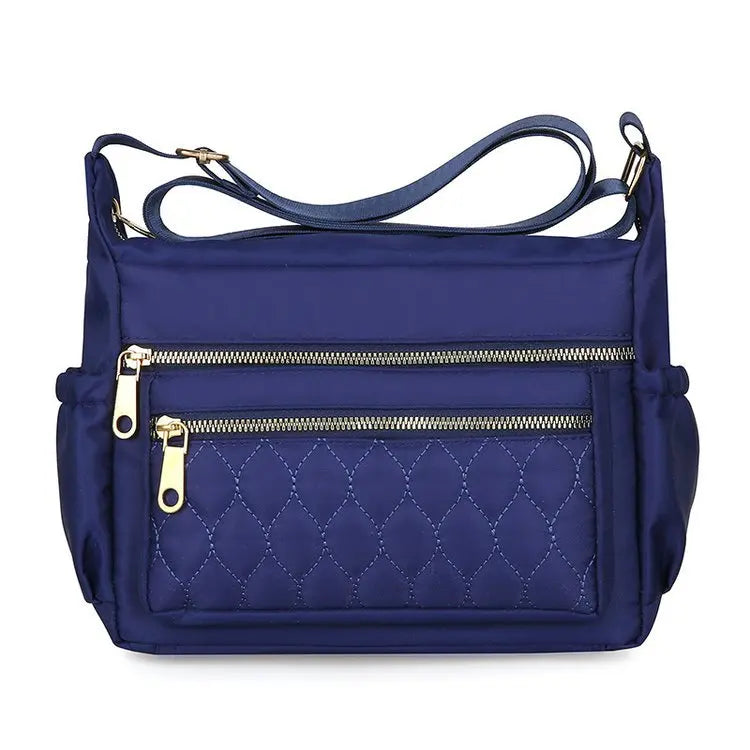 Nylon Diagonal Crossbody Bag for Women