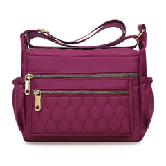Nylon Diagonal Crossbody Bag for Women