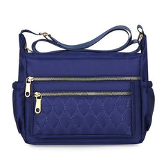 Nylon Diagonal Crossbody Bag for Women