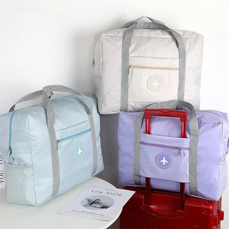 Nylon Foldable Travel Bag Unisex Large Capacity Bag Luggage