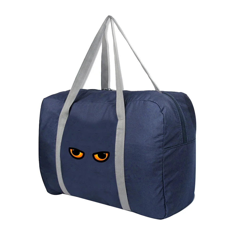 Nylon Foldable Travel Bag Large Capacity Duffle for Unisex