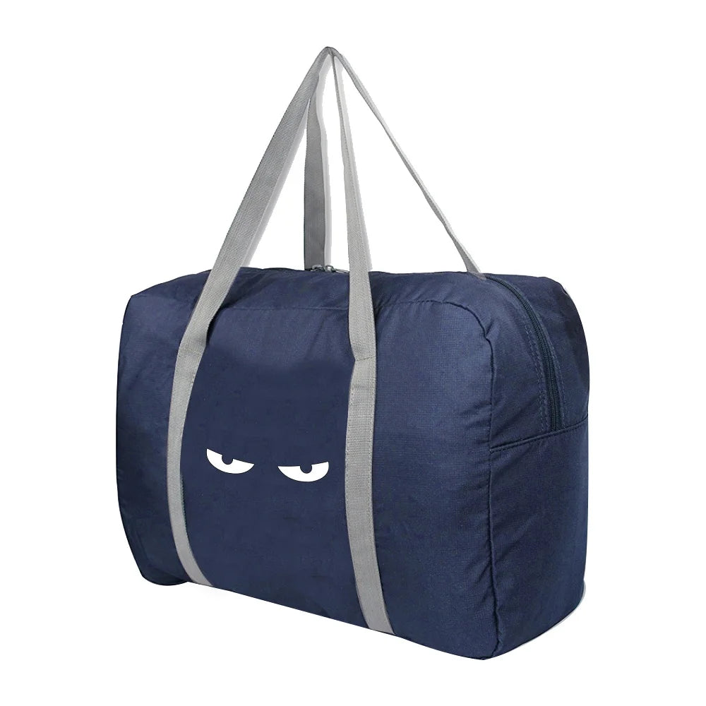 Nylon Foldable Travel Bag Large Capacity Duffle for Unisex