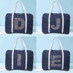 Nylon Travel Bag Unisex Clothes Organizers Large Capacity Duffle
