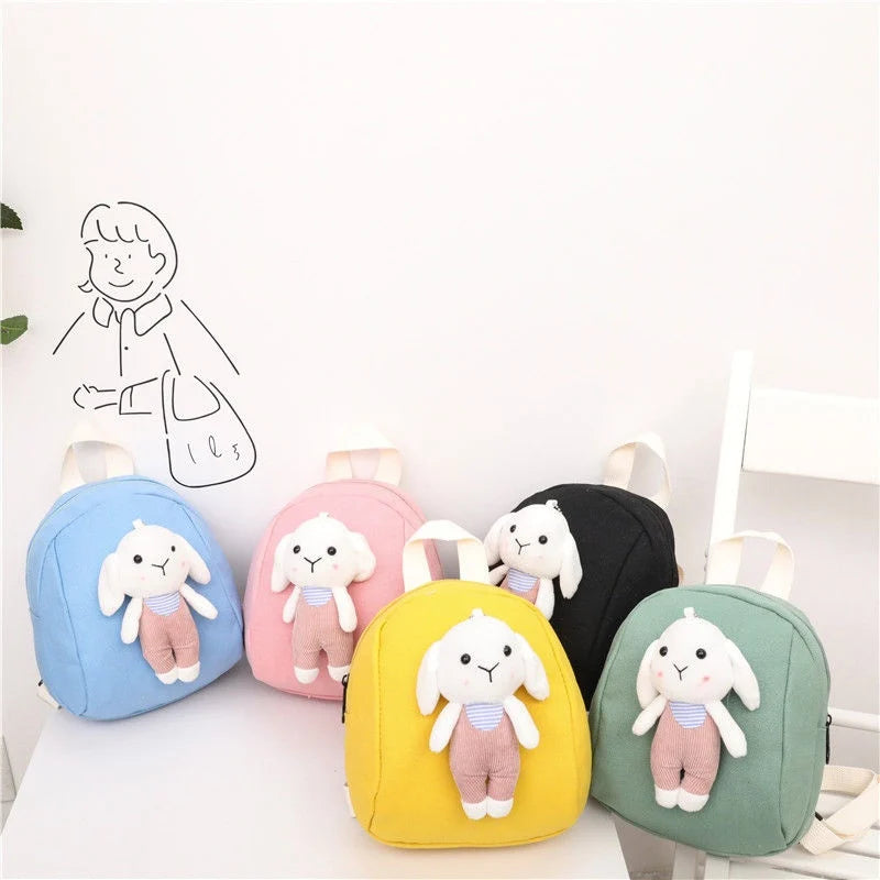 Nylon Kids Bag Kindergarten School Backpacks for Girls