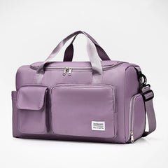 Nylon Travel Gym Bag Men Women Shoulder Weekend Handbag