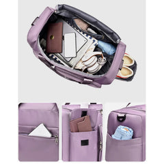 Nylon Travel Handbag Sports Gym Shoulder Bag