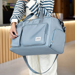 Nylon Large Capacity Travel Handbag Gym Bag Sports Shoulder Bag Weekend Handbag