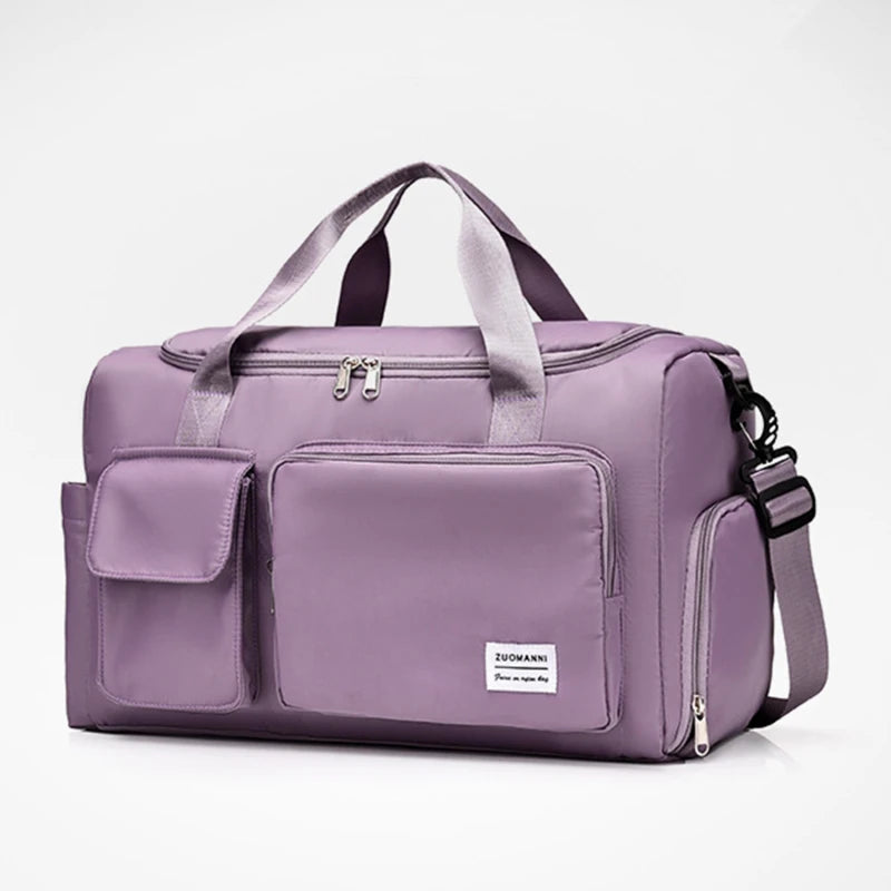 Nylon Large Capacity Travel Handbag Gym Bag Sports Shoulder Bag Weekend Handbag