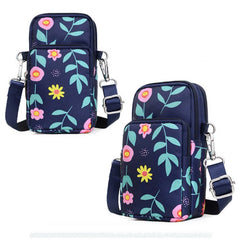 Fashionable Flower Shoulder Bag Outdoor Book Bag Purses for Women
