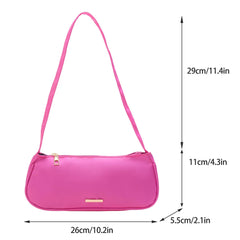Nylon Totes Bags Shoulder Underarm Bag Women Casual Solid Handbags