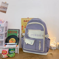 Nylon Waterproof School Bags Teenage Girls Backpacks Women Travel Bags