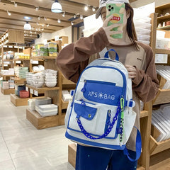 Nylon Waterproof School Bags Teenage Girls Backpacks Women Travel Bags