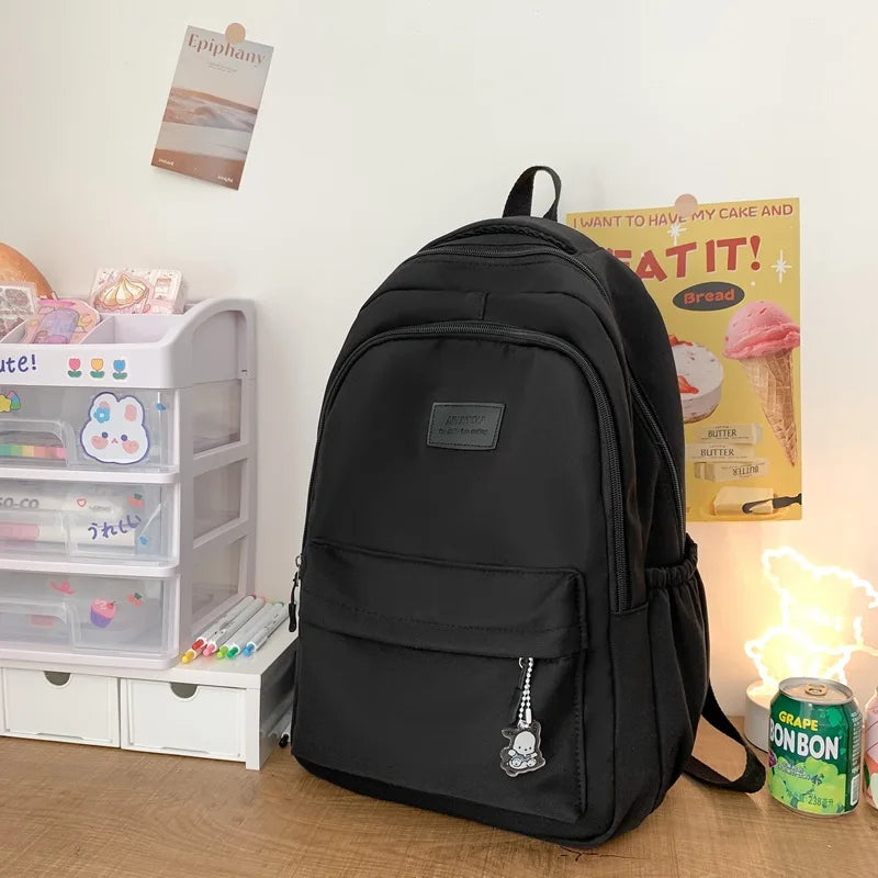Nylon Waterproof Women School Bags for Teenage Girls Backpacks Student Bookbags
