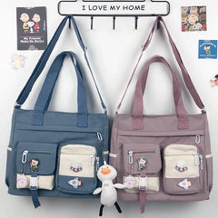 Nylon Women Handbags Messenger Bag Youth Ladies Shoulder Tote Bag