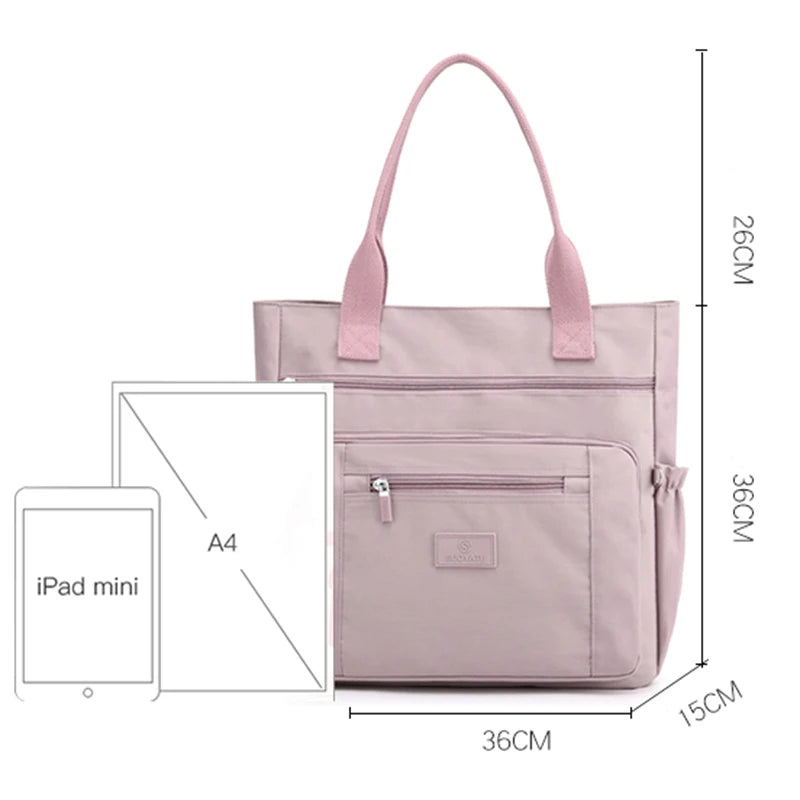 Nylon Women Shoulder Bags Handbags Crossbody Messenger Large Capacity Tote Bag