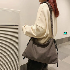 Nylon Women's Shoulder Bags Solid Messenger Tote Handbags Large Capacity