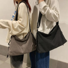 Nylon Women's Shoulder Bags Solid Messenger Tote Handbags Large Capacity