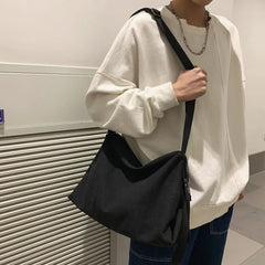 Nylon Women's Shoulder Bags Solid Messenger Tote Handbags Large Capacity