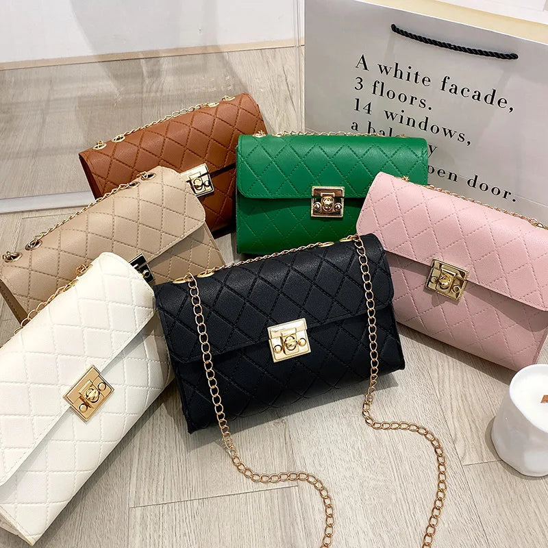 One Shoulder Bag Women's Handbag Small Square Bag Ladies Crossbody Bag