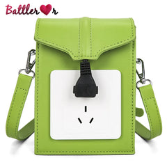 Socket Shape Bag for Women Shoulder Bag Casual Flap Purse Handbag Crossbody