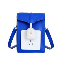 Socket Shape Bag for Women Shoulder Bag Casual Flap Purse Handbag Crossbody