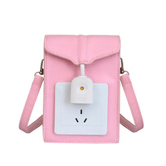 Socket Shape Bag for Women Shoulder Bag Casual Flap Purse Handbag Crossbody