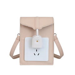 Socket Shape Bag for Women Shoulder Bag Casual Flap Purse Handbag Crossbody