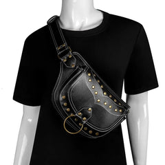 Outdoor Sports Women's Bag Gothic Leg Bag Waist Fanny Pack Chest Bum Purse