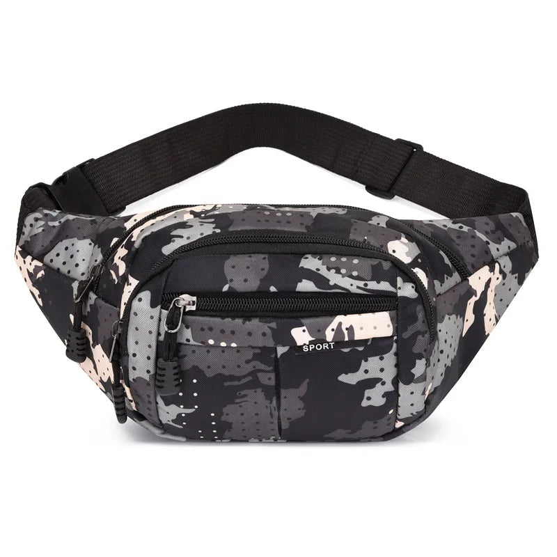Oxford Cloth Fanny Pack Chest Bag - Athleisure Running Bag