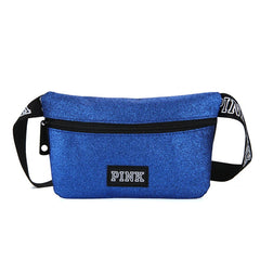Sequin Waist Bag Pink Waterproof Mini Women Fanny Pack