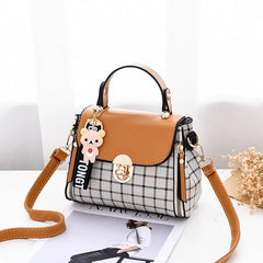 PU Candy Crossbody Bag Women's Shoulder Messenger Bolsa