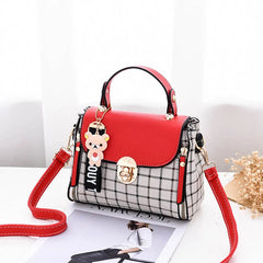PU Candy Crossbody Bag Women's Shoulder Messenger Bolsa