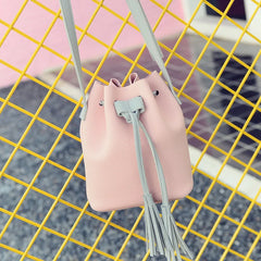 Small Bucket Bag Messenger Women Crossbody Handbags Organizer
